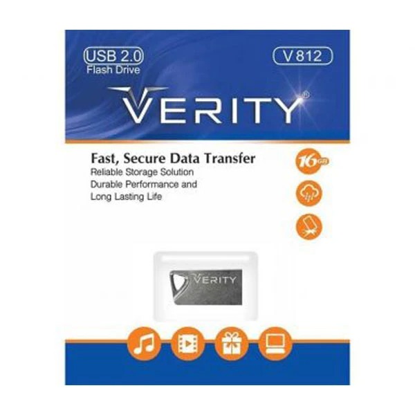 فلش مموری وریتی مدل V812 USB2.0 ظرفیت 16 گیگابایت